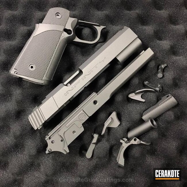 Cerakoted: Graphite Black H-146,Titanium H-170,Pistol,Infinity