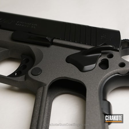 Powder Coating: Graphite Black H-146,Pistol,Colt 1911,Tungsten H-237,Colt