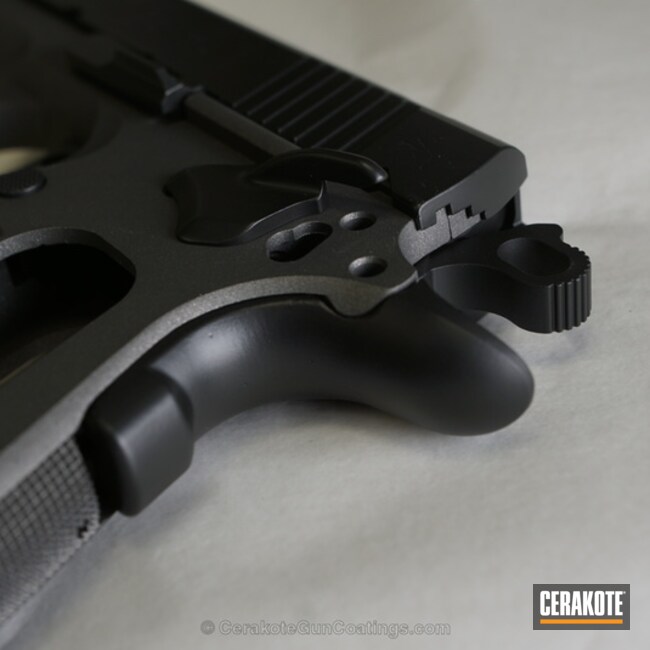 Cerakoted: Graphite Black H-146,Colt,Colt 1911,Tungsten H-237,Pistol