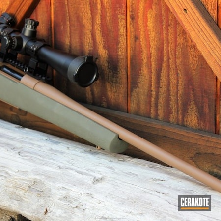 Powder Coating: Copper Brown H-149,Midnight E-110,Rifle,Bolt Action Rifle,Howa