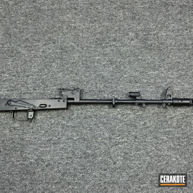Cerakoted: Graphite Black H-146,Solid Tone,AK Rifle,AK-74