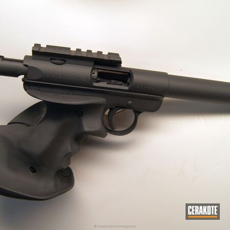 Powder Coating: Pistol,Ruger Mark II Target,Sniper Grey H-234,Ruger