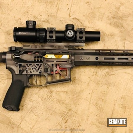 Powder Coating: Texas Cerakote,Armor Black H-190,Weapon Smart,Skeletonized,FIREHOUSE RED H-216,Tungsten H-237,Battleworn,Vortex,3 Gun