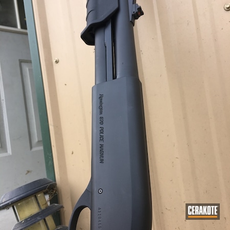 Powder Coating: Graphite Black H-146,Shotgun,Pump-action Shotgun,Remington