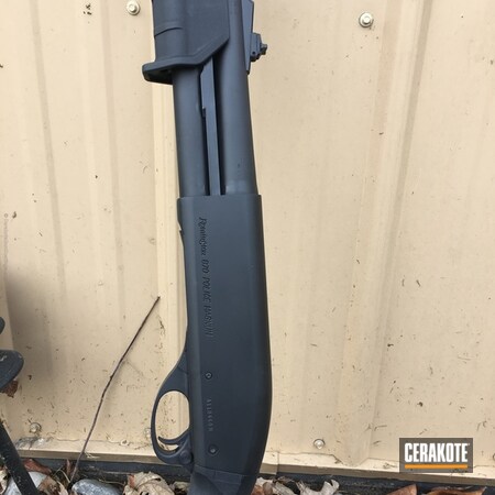Powder Coating: Graphite Black H-146,Shotgun,Pump-action Shotgun,Remington