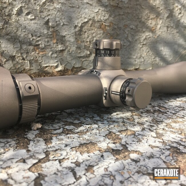Cerakoted H-150 Savage Stainless And H-148 Burnt Bronze