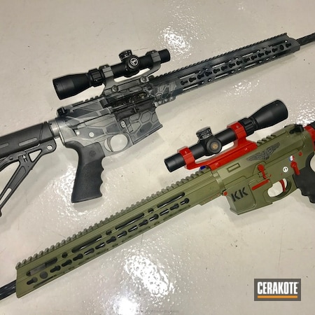 Powder Coating: Crimson H-221,Mil Spec O.D. Green H-240,Kriptec,Sniper Grey H-234,Tactical Rifle,AR-15,Tactical Grey H-227
