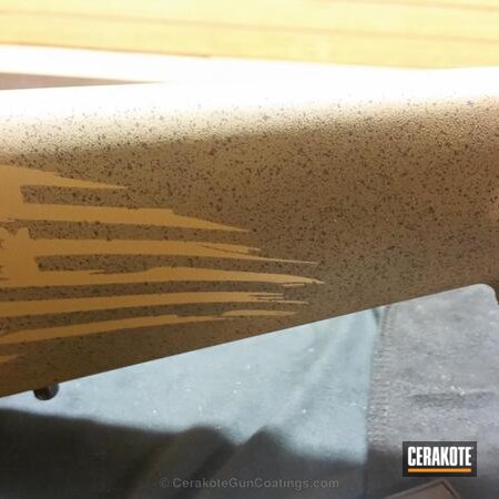 Powder Coating: Graphite Black H-146,NOVESKE TIGER EYE BROWN  H-187,American Flag,Ruger,Burnt Bronze H-148,Bolt Action Rifle,Distressed American Flag
