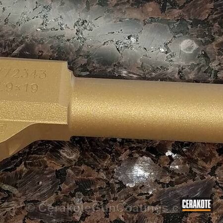 Powder Coating: Barrel,Gold H-122,Solid Tone,Gun Parts