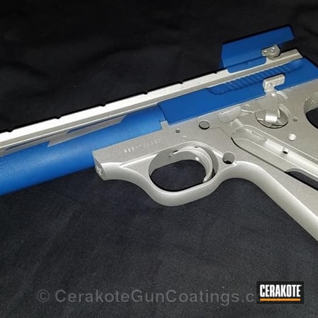 Powder Coating: Satin Aluminum H-151,Lightning,NRA Blue H-171,Pistol,Browning Buckmark,Browning