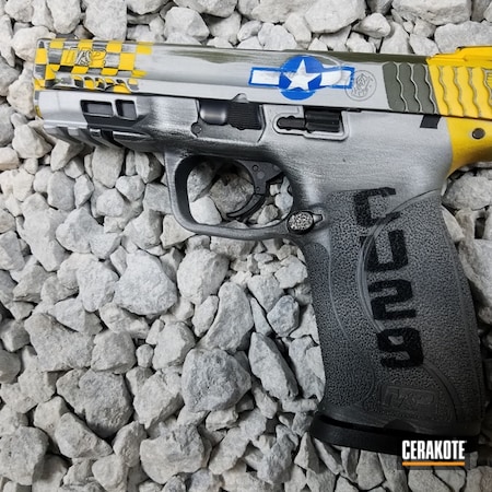 Powder Coating: Matching Set,Smith & Wesson M&P,DEWALT YELLOW H-126,Satin Aluminum H-151,Smith & Wesson,Snow White H-136,NRA Blue H-171,Pistol,Armor Black H-190,M&P,P51 Mustang,College Theme