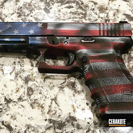 Powder Coating: Hidden White H-242,Glock,NRA Blue H-171,Glock 21,American Flag,FIREHOUSE RED H-216