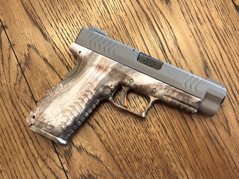 H-261 Glock FDE and MC-161 Matte Ceramic Clear by Eric Linton | Cerakote