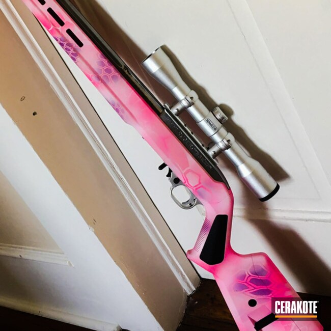 Cerakoted: Bolt Action Rifle,Bright White H-140,Bazooka Pink H-244,Kryptek,Ruger,MagPul,Ruger 10-22,Bright Purple H-217,SIG™ PINK H-224