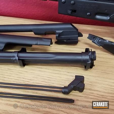 Powder Coating: Graphite Black H-146,Snow White H-136,AK-74,Tungsten H-237,AK Assault Rifle,Gun Parts