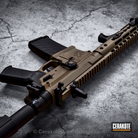 Powder Coating: MAD Black,Two Tone,Noveske,Tactical Rifle,AR-15,MAGPUL® FLAT DARK EARTH H-267