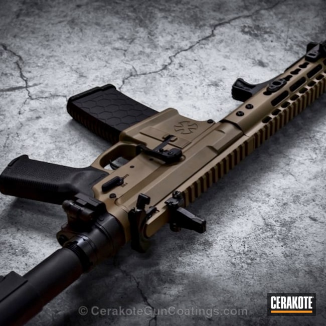 Cerakoted: MAD Black,MAGPUL® FLAT DARK EARTH H-267,Two Tone,Tactical Rifle,Noveske,AR-15