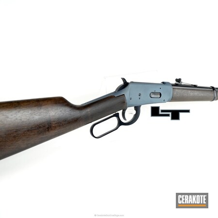 Powder Coating: Blue Titanium H-185,SOCOM BLUE  H-245,Winchester,Winchester Model 94,Lever Action,Rifle