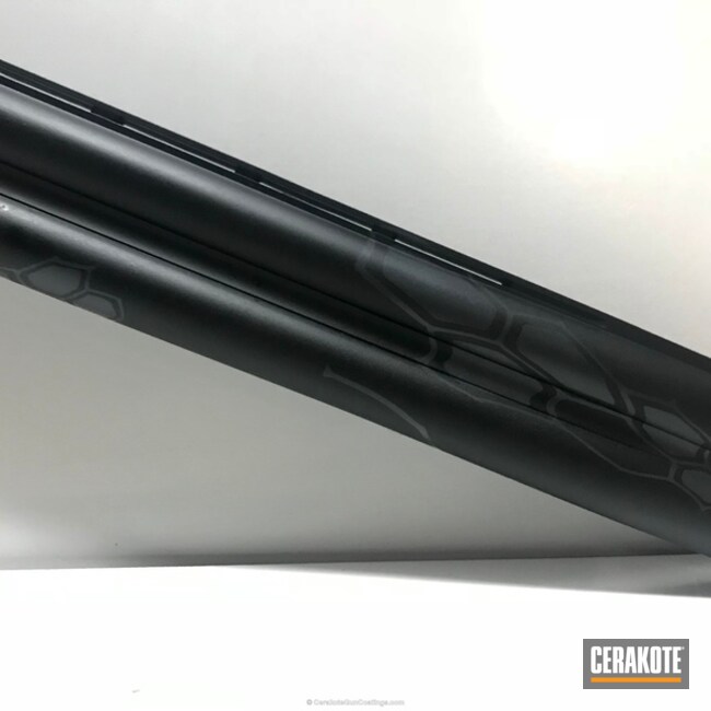 Cerakoted H-190 Armor Black And H-234 Sniper Grey