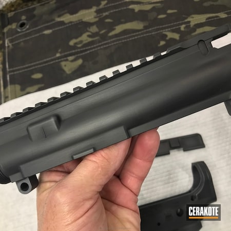 Powder Coating: Graphite Black H-146,Distressed,Aero Precision,Spike's Tactical,Midwest Industry,AR Pistol,Sniper Grey H-234,AR-15,Midwest Industries Handguard,Brushed