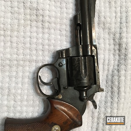 Powder Coating: Graphite Black H-146,Colt Trooper,Revolver,Colt,Restoration