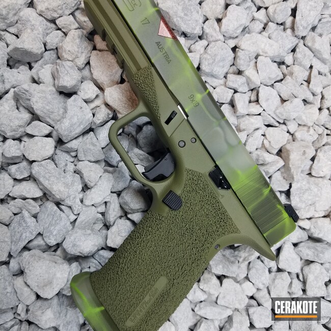 H-256 Desert Verde, H-168 Zombie Green, H-189 Noveske