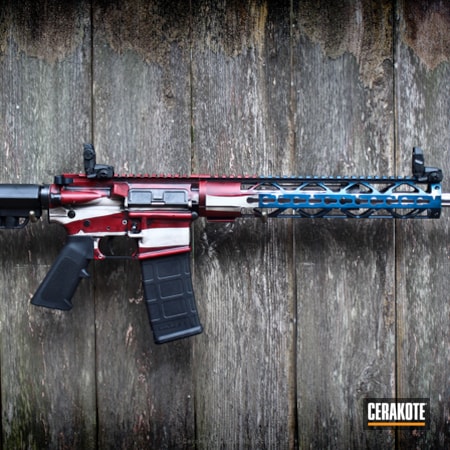 Powder Coating: Graphite Black H-146,Snow White H-136,Murica,Tactical Rifle,American Flag,FIREHOUSE RED H-216,Battleworn,Sky Blue H-169,Distressed American Flag