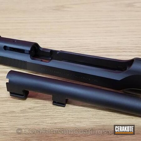 Powder Coating: Slide,9mm,Graphite Black H-146,Beretta,Gun Parts