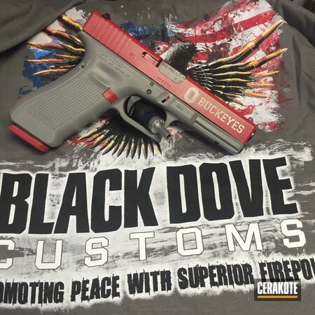 Powder Coating: Glock,GLOCK® GREY H-184,Handguns,Pistol,USMC Red H-167,Buckeyes,Glock Grey H-184