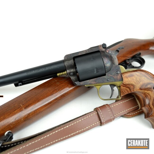 Cerakoted: Single-Action Revolver,Ruger,Graphite Black H-146,Revolver,Blackhawk,Titanium H-170,sixgun