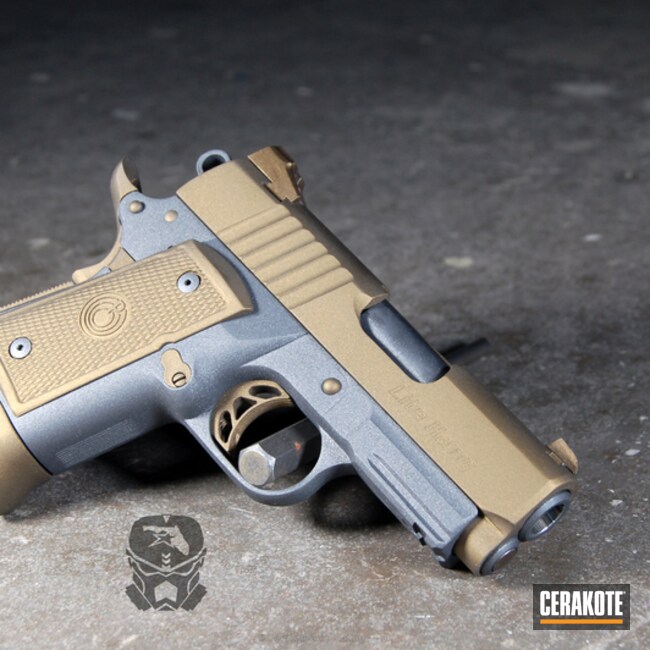 Cerakoted: Two Tone,Burnt Bronze H-148,Tungsten H-237,Pistol,Handguns,Para-Ordnance,EDC
