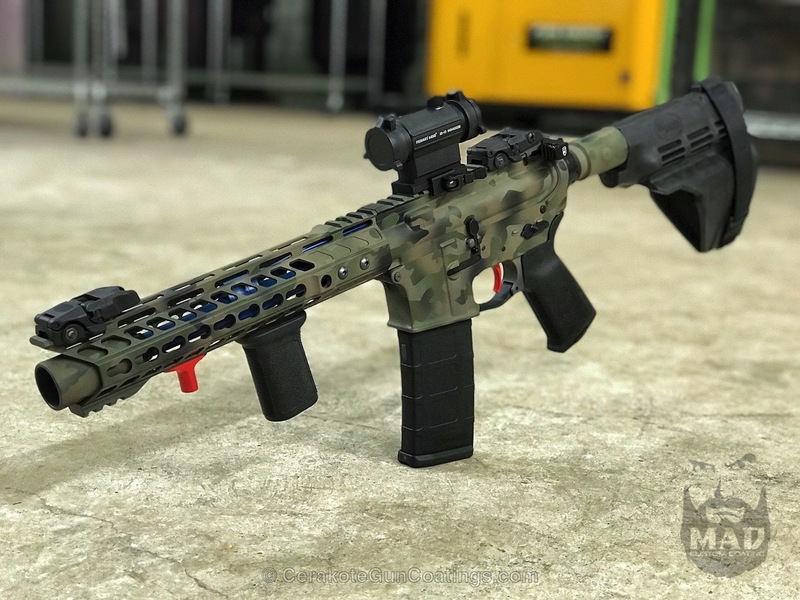 H-146 Graphite Black with H-267 MagPul Flat Dark Earth, H-236 O.D.