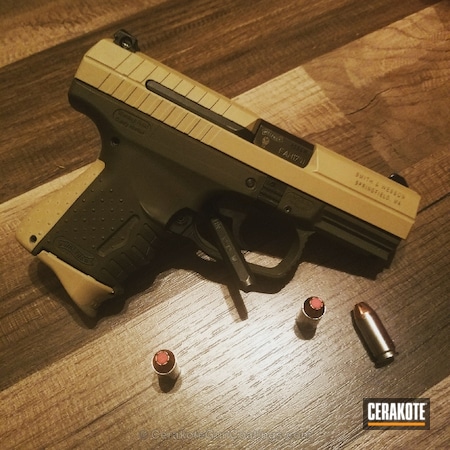 Powder Coating: Smith & Wesson,Mil Spec O.D. Green H-240,Handguns,DESERT SAND H-199,Pistol