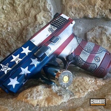 Powder Coating: Smith & Wesson,Graphite Black H-146,Handguns,Pistol,Stormtrooper White H-297,Merica,American Flag,FIREHOUSE RED H-216,Sky Blue H-169