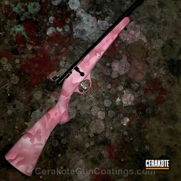 Cerakoted H-141 Prison Pink With H-140 Bright White And H-217 Bright Purple