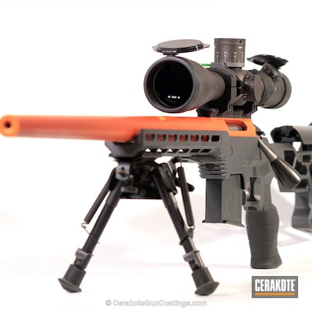 Powder Coating: Hunter Orange H-128,Sniper Grey H-234,Rifle,Bolt Action Rifle