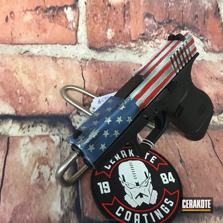 Powder Coating: Bright White H-140,Glock,Handguns,Pistol,Blue Titanium H-185,FIREHOUSE RED H-216