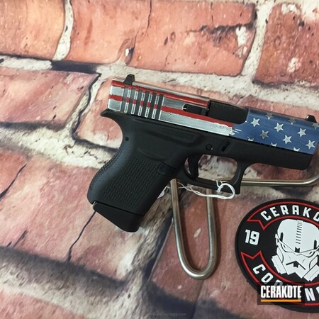 Powder Coating: Bright White H-140,Glock,Handguns,Pistol,Blue Titanium H-185,FIREHOUSE RED H-216