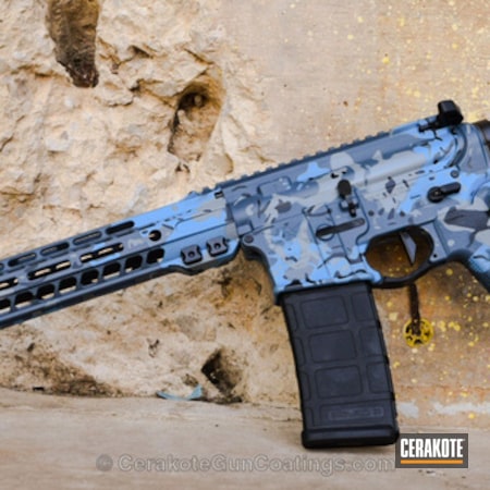 Powder Coating: Bright White H-140,Graphite Black H-146,msr,SOLGW,Sons of Liberty Gun Works,Midnight Blue H-238,Tactical Rifle,AR-15,Rifle,Sky Blue H-169