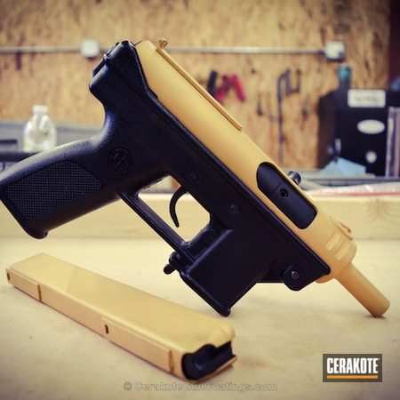Powder Coating: Handguns,Pistol,Gold H-122