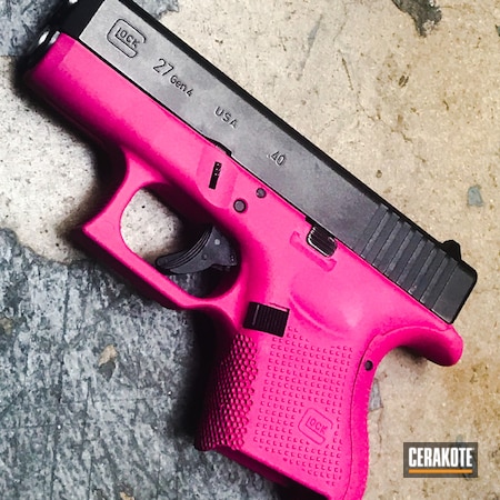 Powder Coating: Ladies,Girls Gun,Handguns,SIG™ PINK H-224,Pistol,Glock 19