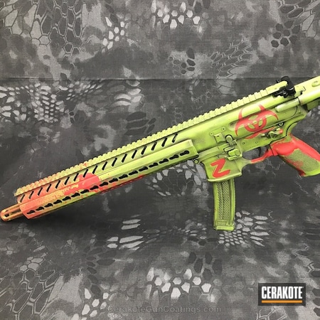Powder Coating: Sig Sauer,Zombie Defense,Blood Splatter,FIREHOUSE RED H-216,Graphite Black H-146,Zombie Green H-168,Zombie Killer,Zombie Splatter,Zombie,Tactical Rifle,Sig MPX,Zombie Hunter,MPX,Zombie Apocalypse