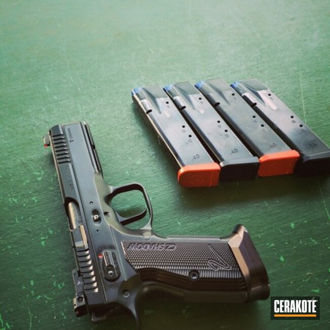 Cerakoted: Graphite Black H-146,CZ Shadow 2,Pistol,CZ,Handguns