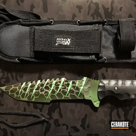 Powder Coating: Knives,Forest Green H-248,BATTLESHIP GREY H-213