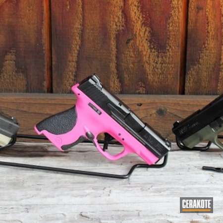 Powder Coating: Smith & Wesson,Desert Sage H-247,Ladies,O.D. Green H-236,M&P Shield 9mm,Prison Pink H-141