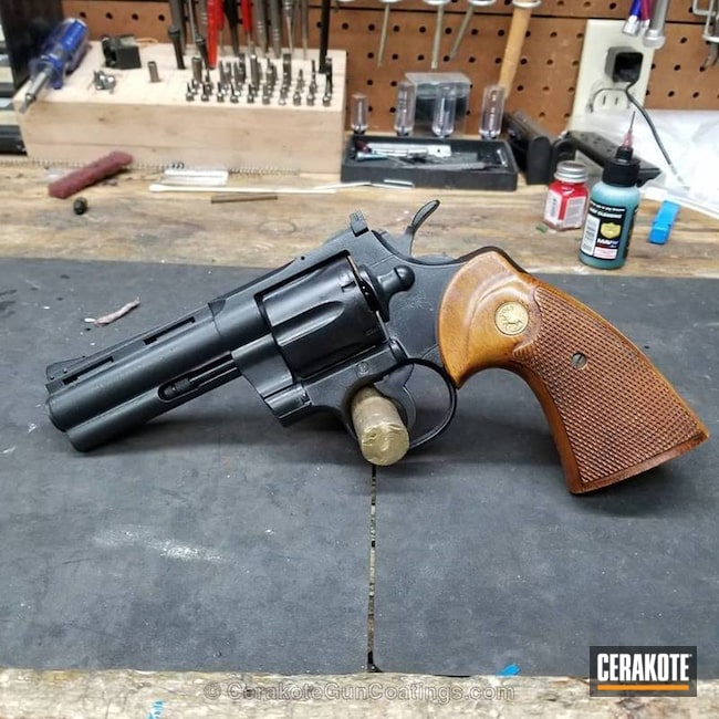 Cerakoted: Graphite Black H-146,Revolver,Restoration
