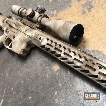 Cerakoted H-261 Glock Fde With H-143 Benelli Sand And H-265 Flat Dark Earth