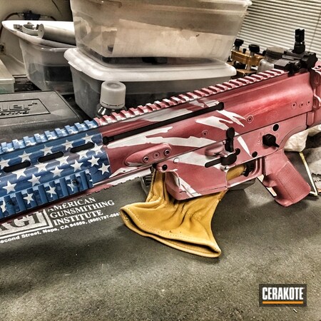 Powder Coating: SCAR 17,NRA Blue H-171,Stormtrooper White H-297,Tactical Rifle,American Flag,FIREHOUSE RED H-216,Battleworn,SCAR