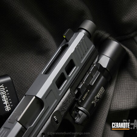 Powder Coating: Glock,Two Tone,Sniper Grey H-234,Stippled