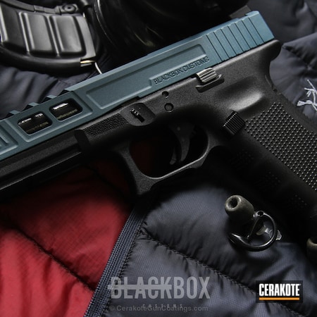 Powder Coating: Glock,Pistol,Blue Titanium H-185